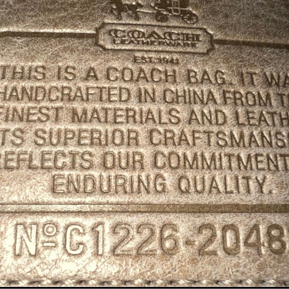 Coach Madison Python Sateen Shoulder Bag #20482 - image 5